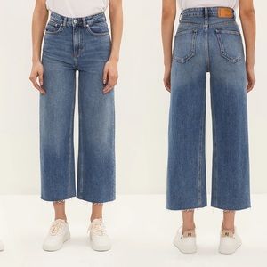 Frank and Oak Wide leg Nina jeans